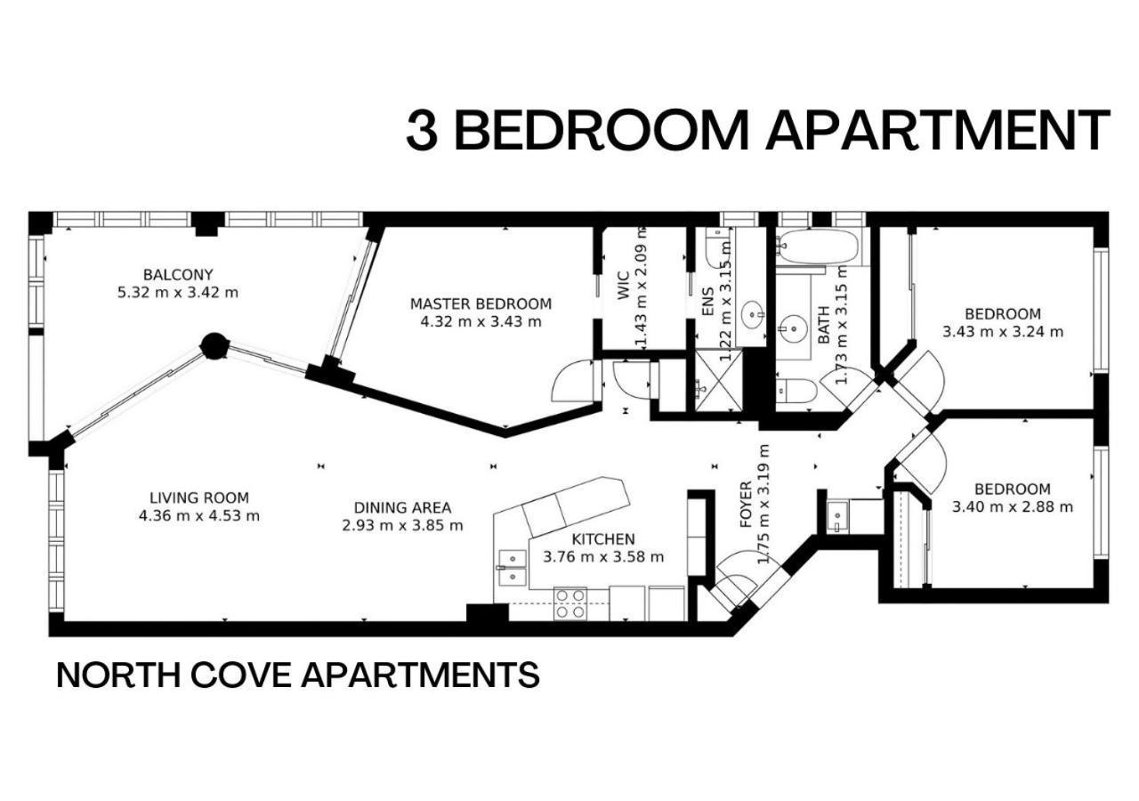 North Cove Waterfront Suites Cairns Kamer foto